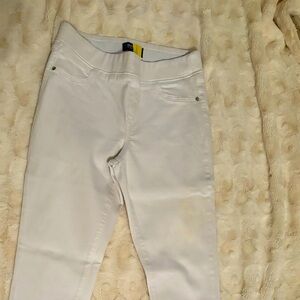 OLD NAVY Rockstar Mid Rise white jean jegging